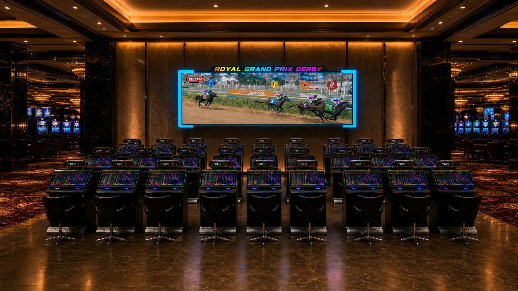 Royal Grand Prix Derby 3 — deployed installation overview